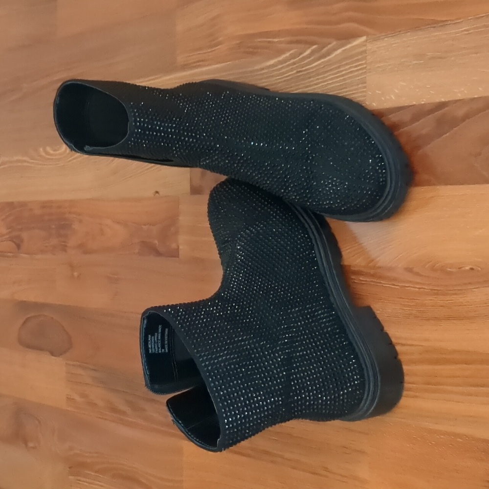 Black Sparkly Women's Boots
